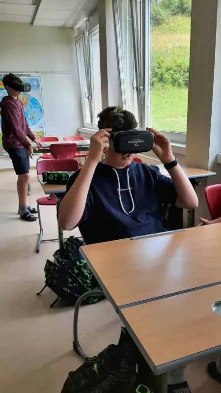Betriebserkundung mit VR-Brille
