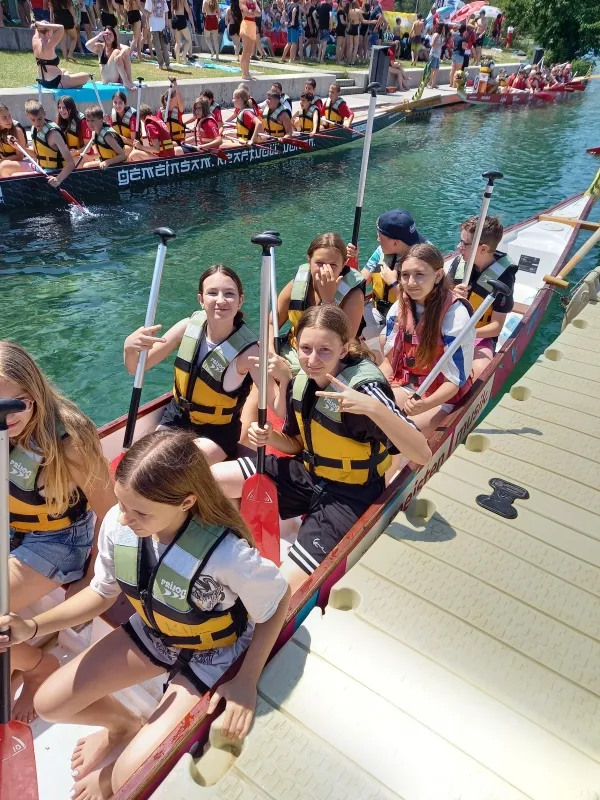 Klasse im Boot